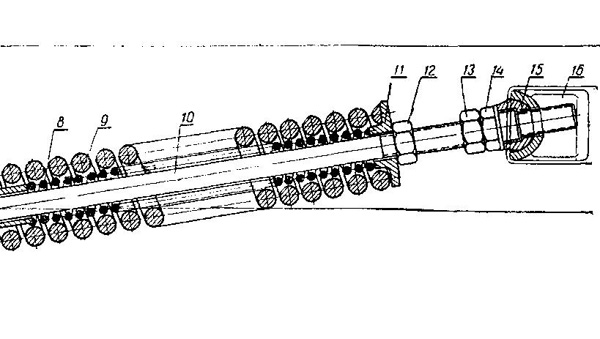 натяжение гусениц ДТ-75